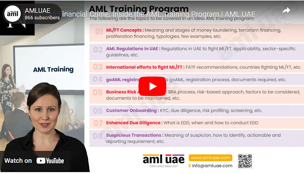 Video on AML Training